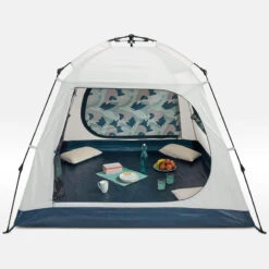 Quechua Abri De Camping 4 Places - Base Easy Fresh - Polyvalent, Instantané à Arceaux -Camping Série Magasin abri de camping 4 places base easy fresh polyvalent instantane a arceaux 2