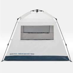 Quechua Abri De Camping 4 Places - Base Easy Fresh - Polyvalent, Instantané à Arceaux -Camping Série Magasin abri de camping 4 places base easy fresh polyvalent instantane a arceaux 4