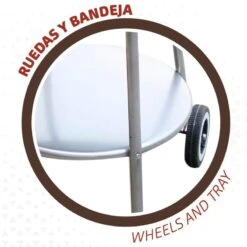 Barbecue Portable Rond 4 Hauteurs Aktive -Camping Série Magasin barbecue portable rond 4 hauteurs aktive 4