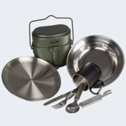 Batterie De Cuisine De Camping, Assiette Plate & Creuse, Couverts Et Tasse Set -Camping Série Magasin batterie de cuisine de camping assiette plate and creuse couverts et tasse set 3