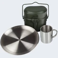 Batterie De Cuisine De Camping, Assiette Plate Et Tasse Isotherme Set -Camping Série Magasin batterie de cuisine de camping assiette plate et tasse isotherme set 2