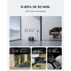 BLUETTI Générateur Électrique EB3A+PV200 268Wh/600W LiFePO4 Batterie Pour Voyage -Camping Série Magasin bluetti generateur electrique eb3apv200 268wh600w lifepo4 batterie pour voyage 3