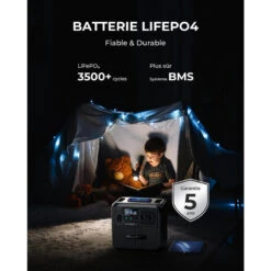 BLUETTI Générateur Électrique Solaire AC180 Avec Panneau Solaire PV200 -Camping Série Magasin bluetti generateur electrique solaire ac180 avec panneau solaire pv200 4