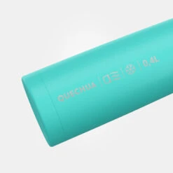 Quechua Bouteille Isotherme Inox 0,4L Avec Gobelet Pour La Randonnée - Turquoise -Camping Série Magasin bouteille isotherme inox 04l avec gobelet pour la randonnee turquoise 2