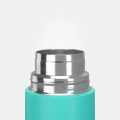 Quechua Bouteille Isotherme Inox 0,4L Avec Gobelet Pour La Randonnée - Turquoise -Camping Série Magasin bouteille isotherme inox 04l avec gobelet pour la randonnee turquoise 5