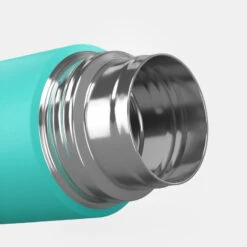 Quechua Bouteille Isotherme Inox 0,4L Avec Gobelet Pour La Randonnée - Turquoise -Camping Série Magasin bouteille isotherme inox 04l avec gobelet pour la randonnee turquoise 6