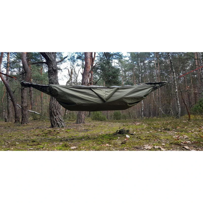 Bushmen Thermo Blanket - Bâche/Bivouac/Poncho/Sous-couverture - Olive 2 Bushmen Thermo Blanket - Bâche/Bivouac/Poncho/Sous-couverture - Olive – Image 2