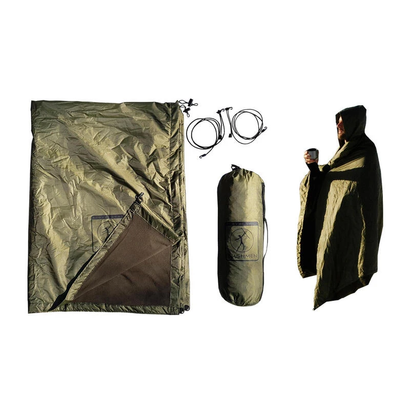 Bushmen Thermo Blanket - Bâche/Bivouac/Poncho/Sous-couverture - Olive 1 Bushmen Thermo Blanket - Bâche/Bivouac/Poncho/Sous-couverture - Olive