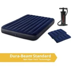 Intex Classic Downy - Lit Gonflable - 203x152x25cm - Compris Les Accessoires -Camping Série Magasin classic downy lit gonflable 203x152x25cm compris les accessoires 2