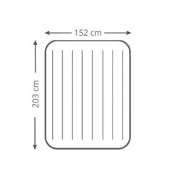 Intex Classic Downy - Lit Gonflable - 203x152x25cm - Compris Les Accessoires -Camping Série Magasin classic downy lit gonflable 203x152x25cm compris les accessoires 3
