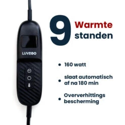 Couverture Électrique Luvego Avec Polaire/Sherpa - Brun Foncé 10 Couverture Électrique Luvego Avec Polaire/Sherpa - Brun Foncé -Camping Série Magasin couverture electrique luvego avec polairesherpa brun fonce 3