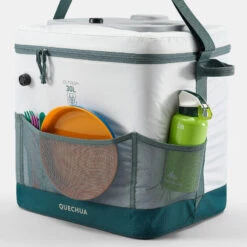 Quechua GLACIÈRE SOUPLE ÉLECTRIQUE DE CAMPING - 30 LITRES - CONSERVATION AU FRAIS 96 H -Camping Série Magasin glaciere souple electrique de camping 30 litres conservation au frais 96 h 6