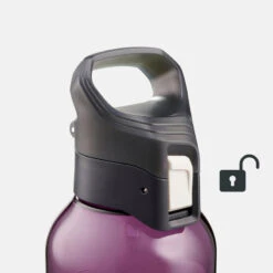 Quechua Gourde Ecozen® 0,8L Avec Bouchon Ouverture Rapide Pour La Randonnée - Violet -Camping Série Magasin gourde ecozen 08l avec bouchon ouverture rapide pour la randonnee violet 6