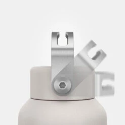 Quechua Gourde Inox 0,6L Avec Bouchon à Vis Pour La Randonnée - Blanc -Camping Série Magasin gourde inox 06l avec bouchon a vis pour la randonnee blanc 4