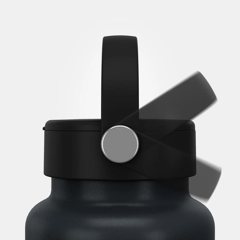 Quechua Gourde MH100 Isotherme (inox Double Paroi à Vide D'air) 0,95L Large Ouverture 5 Quechua Gourde MH100 Isotherme (inox Double Paroi à Vide D'air) 0,95L Large Ouverture – Image 5