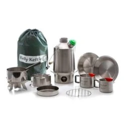 Kelly Kettle Kit Ultime 'Scout' - Acier Inoxydable NOUVEAU -Camping Série Magasin kelly kettle kit ultime scout acier inoxydable nouveau 3