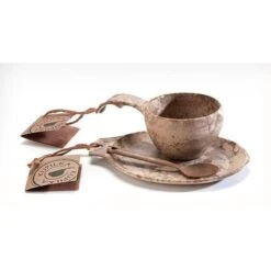 Kupilka Boîte-cadeau-Tasse, Cuillère Et Assiette-Original (Marron) -Camping Série Magasin kupilka boite cadeau tasse cuillere et assiette original marron 5