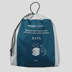 Lot De 2 Housses De Rangement De Trekking - Demi-lune Imperméables - 2x7L -Camping Série Magasin lot de 2 housses de rangement de trekking demi lune impermeables 2x7l 2