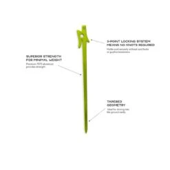 Nemo Equipment Airpin Tent Pegs - 4 Pièces -Camping Série Magasin nemo equipment airpin tent pegs 4 pieces 4