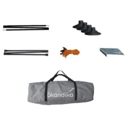 Paravent De Camping Bora - Brise-Vue - 6,0 X 1,4 M - Résistant Au Vent - Gris -Camping Série Magasin paravent de camping bora brise vue 60 x 14 m resistant au vent gris 6