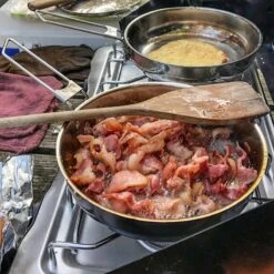 Pathfinder Poêle à Frire Pliable En Acier Inoxydable Avec Couvercle -Camping Série Magasin pathfinder poele a frire pliable en acier inoxydable avec couvercle 3