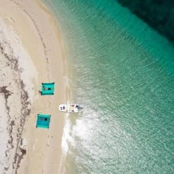 TICKET TO THE MOON Picnic Blanket Emerald / Green -Camping Série Magasin picnic blanket emerald green 2