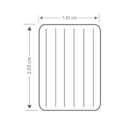 Intex Prestige Downy Jr. Twin Airbed - Lit Gonflable - 191x152x25cm - Avec Accessoires -Camping Série Magasin prestige downy jr twin airbed lit gonflable 191x152x25cm avec accessoires 3