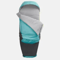 Quechua SAC DE COUCHAGE ENFANT 2 EN 1 - SLEEPIN BED JUNIOR 10°C BLEU -Camping Série Magasin sac de couchage enfant 2 en 1 sleepin bed junior 10c bleu 3