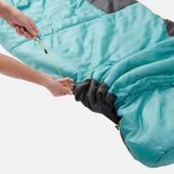 Quechua SAC DE COUCHAGE ENFANT 2 EN 1 - SLEEPIN BED JUNIOR 10°C BLEU -Camping Série Magasin sac de couchage enfant 2 en 1 sleepin bed junior 10c bleu 8