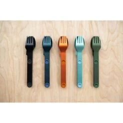 SET COMPLET DE 5 JEUX DE 3 COUVERTS MAGNÉTIQUES CAMPING EN ALUMINUM DUR - ÉTUI -Camping Série Magasin set complet de 5 jeux de 3 couverts magnetiques camping en aluminum dur etui 4