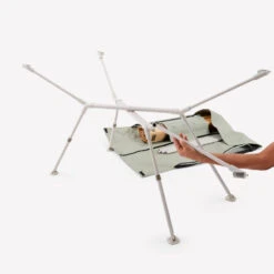 Quechua TABLE DE CAMPING COMPACTE 4/6 PERSONNES - PLATEAU BOIS - POCHE DE RANGEMENT -Camping Série Magasin table de camping compacte 46 personnes plateau bois poche de rangement 5