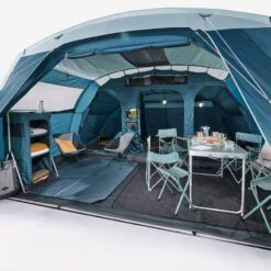 Quechua Tente à Arceaux De Camping - Arpenaz 6.3 - 6 Personnes - 3 Chambres -Camping Série Magasin tente a arceaux de camping arpenaz 63 6 personnes 3 chambres 3
