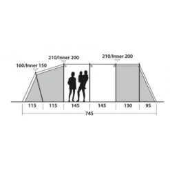 Tente De Camping Outwell Winwood 8 -Camping Série Magasin tente de camping outwell winwood 8 3