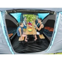 Tente Dôme Hammerfest 4 Sleeper Protect - Sol Cousu - 4 Pers - 2 Cabines Noires -Camping Série Magasin tente dome hammerfest 4 sleeper protect sol cousu 4 pers 2 cabines noires 2