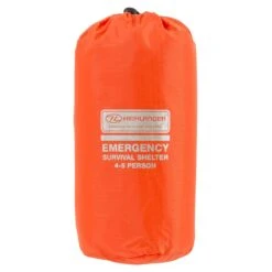 HIGHLANDER Tente D'urgence Abri De Survie 4-5 Personnes - Orange -Camping Série Magasin tente durgence abri de survie 4 5 personnes orange 1