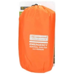 HIGHLANDER Tente D'urgence Abri De Survie 4-5 Personnes - Orange -Camping Série Magasin tente durgence abri de survie 4 5 personnes orange 4