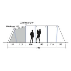 Tente Gonflable Outwell Knightdale 8PA -Camping Série Magasin tente gonflable outwell knightdale 8pa 3