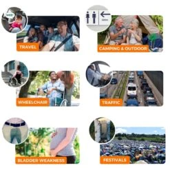 Toilette D'urgence Jonhy Wee, 3 Pièces -Camping Série Magasin toilette durgence jonhy wee 3 pieces 6