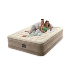 Intex Ultra Plush Queen Airbed - Lit Gonflable - 203x152x46cm - Compris Accessoires -Camping Série Magasin ultra plush queen airbed lit gonflable 203x152x46cm compris accessoires 2
